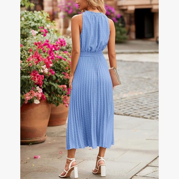 Blue cocktail dress - Picture 2 of 4